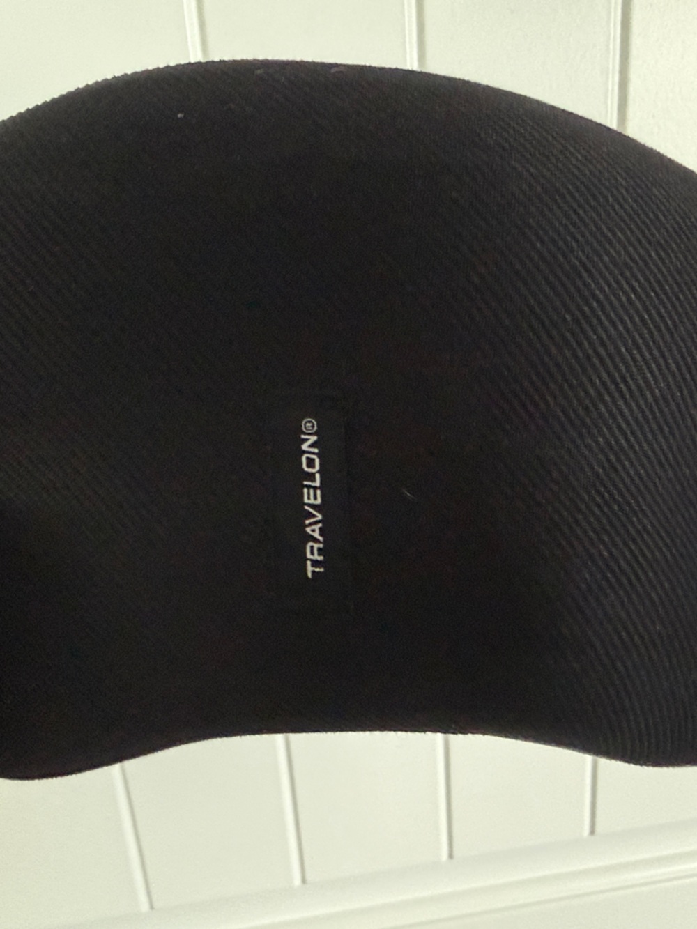 Travelon Black Contoured Memory Foam Neck Pillow